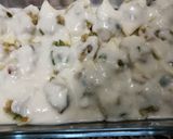 A picture of step 6 of Stuffed Shell lasagna.