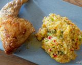 Une image de l'étape 6 de Riz aux courgettes et poivron au Cook Expert.