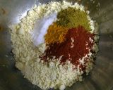 A picture of step 1 of Veggie Garlic Millet Muthia.