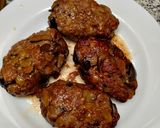 Foto del paso 6 de la receta: Hamburguesa casera de Posta molida y berenjena 🍆 en la freidora de aire