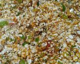 A picture of step 3 of Oats vegetables masala oats.