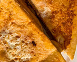 A picture of step 3 of French Toast with a twist.