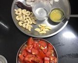 A picture of step 1 of Kaju masala curry.