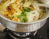 A picture of step 6 of Kathal Biryani.