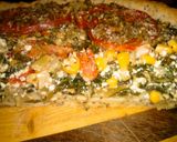 Foto del paso 5 de la receta: Tarta de espinaca, con ricota, choclo y tomate 💚👏👏🍌