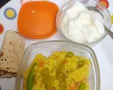 A picture of step 5 of Proso Millet Pongal.