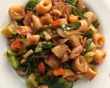 Foto langkah ke 4 dari resep Oseng Cumi Asin.