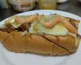 Foto del paso 15 de la receta: Sándwich🌭de carne🍖, queso🧀y verduras cremosas🥕🧅🥒😜!!!