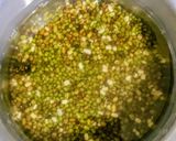 A picture of step 1 of Green Moong Daal Ladoos.