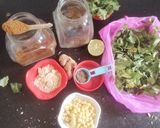 A picture of step 1 of Mint jal jeera.