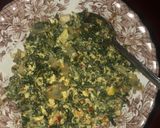 A picture of step 5 of Vegetables egg sauce.