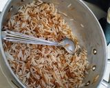 صورة لخطوة 5 من وصفة أرز بالشعيرية بالدجاج والخضار