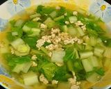 Hình bước làm 3 của món Canh cải xoăn nấu thịt sốt miso