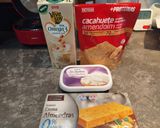 Foto del paso 1 de la receta: Helados individuales de queso de untar y Turrón Crema de almendra con proteína