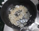 A picture of step 1 of Hyderabadi Khagina with Thyme.