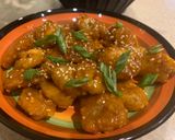 A picture of step 10 of Orange chicken 🍊🍛.
