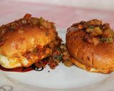 A picture of step 6 of Masala Pav.
