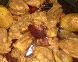 A picture of step 2 of Coriander chicken.