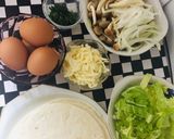 Foto del paso 1 de la receta: Omelette Rollitos 🌯 !