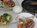 Chicken katsu teriyaki sauce