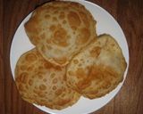 A picture of step 16 of Chole bhatura with Rice kheer.