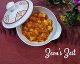 A picture of step 3 of Methi Malai Paneer.