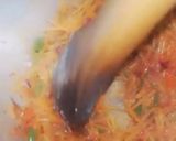A picture of step 4 of Spaghetti with sausage#4weekschallenge#charityrecipe.