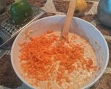 Foto del paso 3 de la receta: Bizcochuelo dulce de zapallito y zanahoria vegano