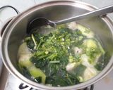 Hình bước làm 7 của món Canh mướp nấu mồng tơi
