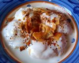 A picture of step 6 of Dahi bhary.