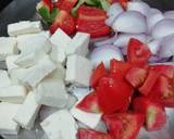 Chilli Paneer with red capsicum recipe step 1 photo