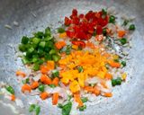 A picture of step 6 of Paneer fried rice for kids.