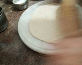 A picture of step 1 of Muli de parathe with batter and dahi.