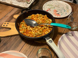 Capeletinis con salsa