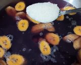 Foto langkah ke 2 dari resep Kolak Ubi Ungu Pacar Cina dan Pisang.