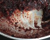 A picture of step 3 of Beetroot burfi.