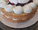 Une image de l'étape 4 de Layer cake aux fruits rouges.