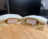 A picture of step 7 of Katsu sando.
