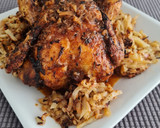 Foto del paso 2 de la receta: Pollo l'ast con patatas y cebolla en la airfryer