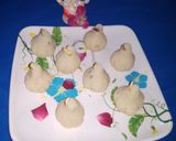 A picture of step 6 of Milky coconut Modak.