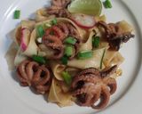 Foto del paso 1 de la receta: Pappardelle con pulpo a la Isa