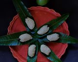 A picture of step 5 of Kancha Aam Sandesh.