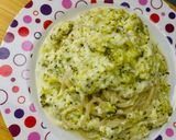 Foto del paso 8 de la receta: PASTA (SPAGHETTIS) CON SALSA ALFREDO AL 🥦🍲🥦 BRÓCOLI 🥦🥦