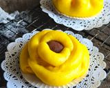 Foto langkah ke 9 dari resep Bakpao Labu Kuning Isi Pasta Kacang Merah.