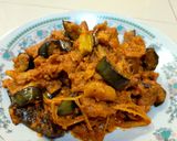 Foto langkah ke 6 dari resep Rendang KW (tanpa santan) + terong.