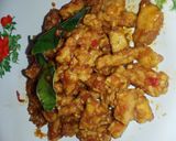 Foto langkah ke 4 dari resep Tempe Orek Daun Jeruk Pedas Manis Dan Simpel.