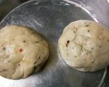 A picture of step 1 of Stuffed cheesy garlic bread.