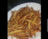 A picture of step 5 of Potato kurkure fries.