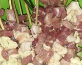 Foto langkah ke 2 dari resep Sate kambing bumbu kacang #kitaberbagi.