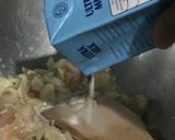 Foto langkah ke 3 dari resep Fettuccine Alfredo ala anak kosan.